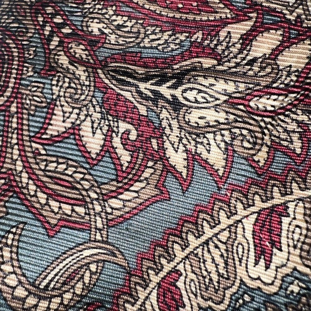 Ralph Lauren Polo Paisley Handmade Silk Tie - Picture 4 of 4